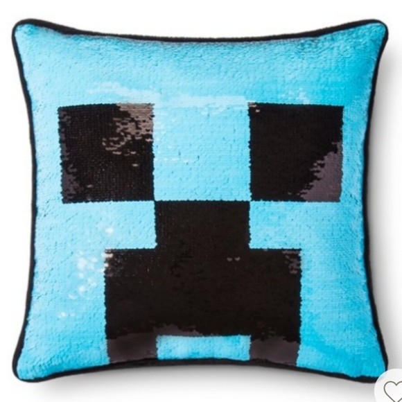 minecraft sequin pillow